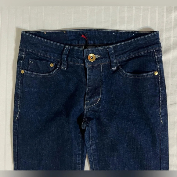 Red by Marc Ecko Denim Blue Jeans. Y2K  Dark Wash Bootcut Sz 3 - Picture 5 of 13